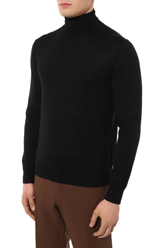 Шерстяная водолазка Van Laack SAINI/S00173 Чёрный  SAINI/S00173 Фото 3
