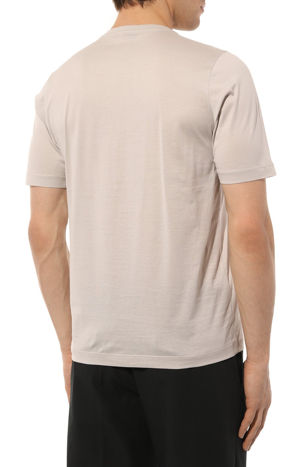 Хлопковая футболка ZILLI, арт. MBZ-NT580-LE0N1/MC01, фото 4