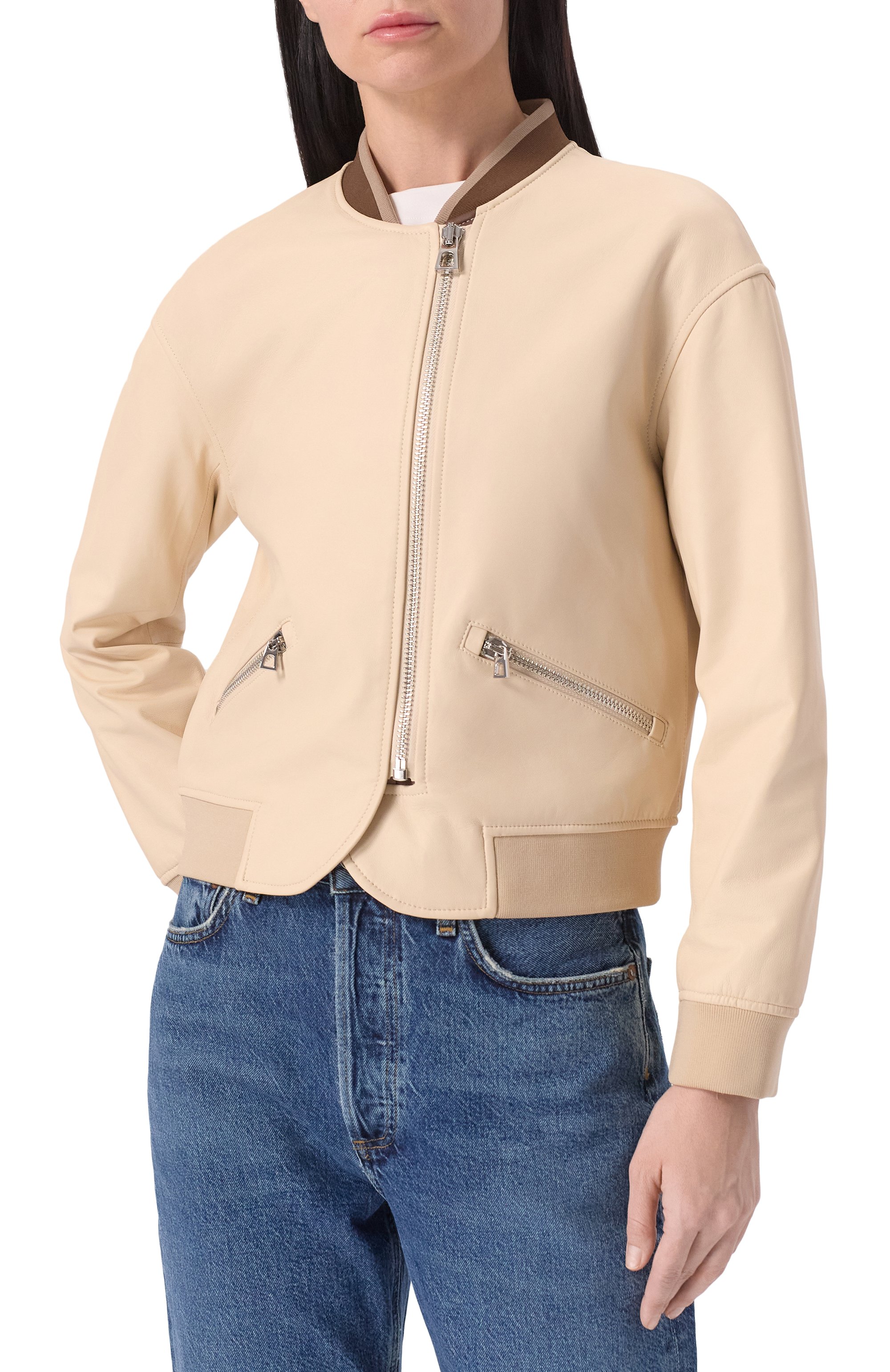 Кожаный бомбер DIEGO M, арт. 25EM-A101, фото 3