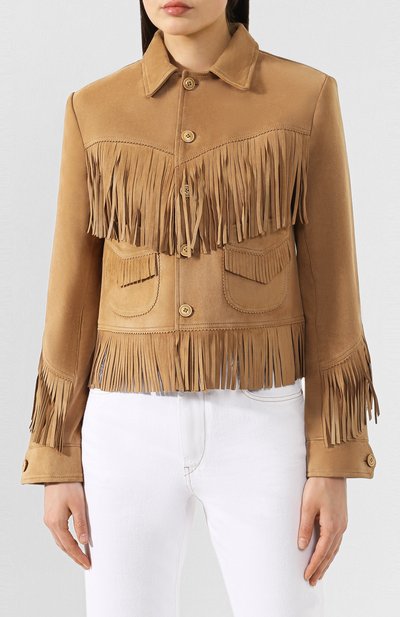 Замшевая куртка POLO RALPH LAUREN, арт. 211753202, фото 3