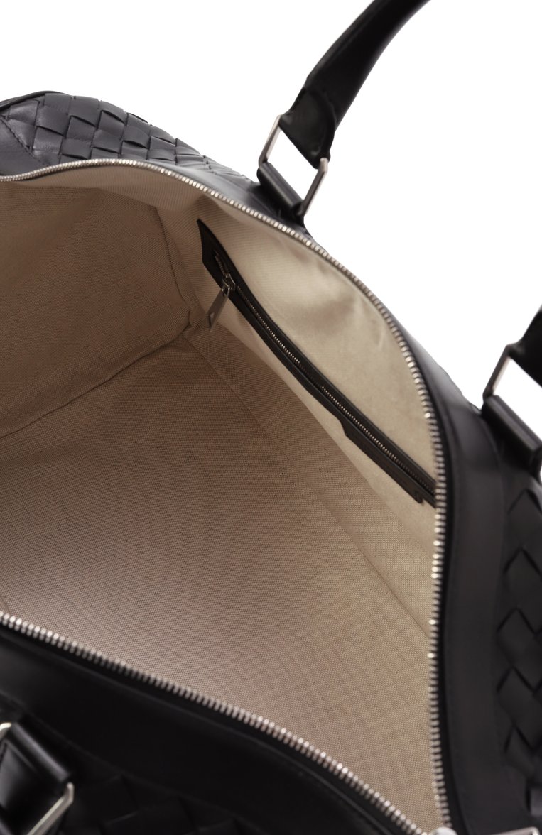 Мужская сумка intrecciato cabin duffle BOTTEGA VENETA черного цвета, арт. 795287 V2HL1 | Фото 5 (Ремень/цепочка: На ремешке; Материал: Натуральная кожа; Размер: large)