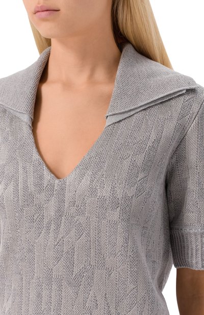 Поло из шерсти и вискозы AND THE BRAND, арт. W26-PL011-1202-901, фото 5