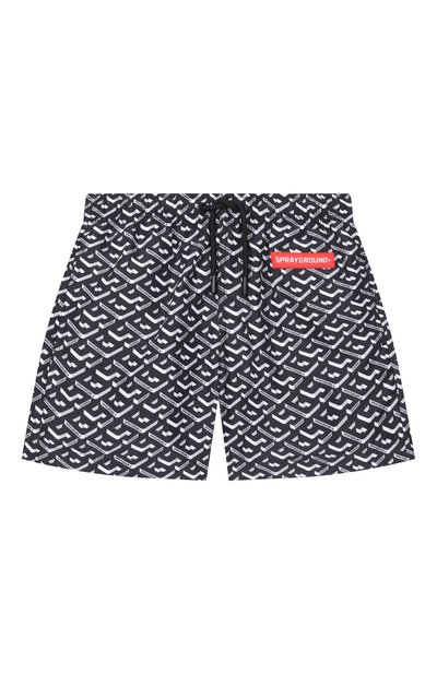 Плавки-шорты SPRAYGROUND, арт. SPY1305BLK/3DSG SWIM TRUNKS BLK