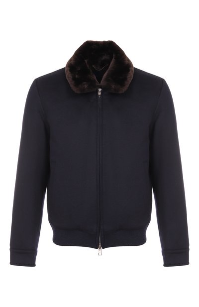 Мужской бомбер с меховым воротником ANDREA CAMPAGNA, арт. 25U029-CUNWSCNX