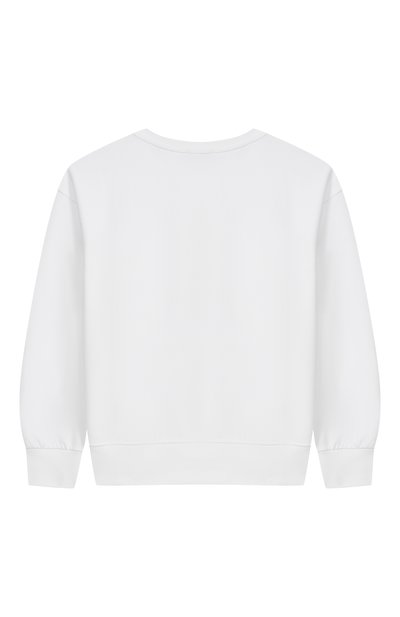 Хлопковый свитшот с отделкой стразами MOSCHINO, арт. HDF060/LDA25, фото 2