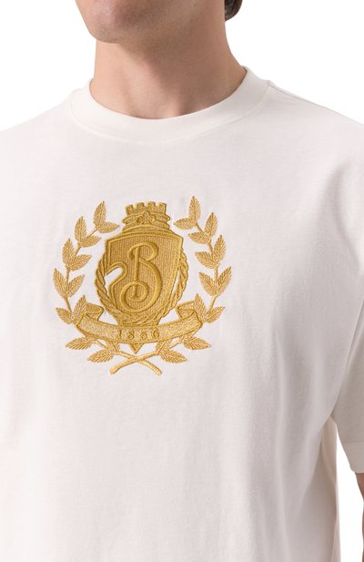 Хлопковая футболка BURBERRY, арт. 8108169, фото 5