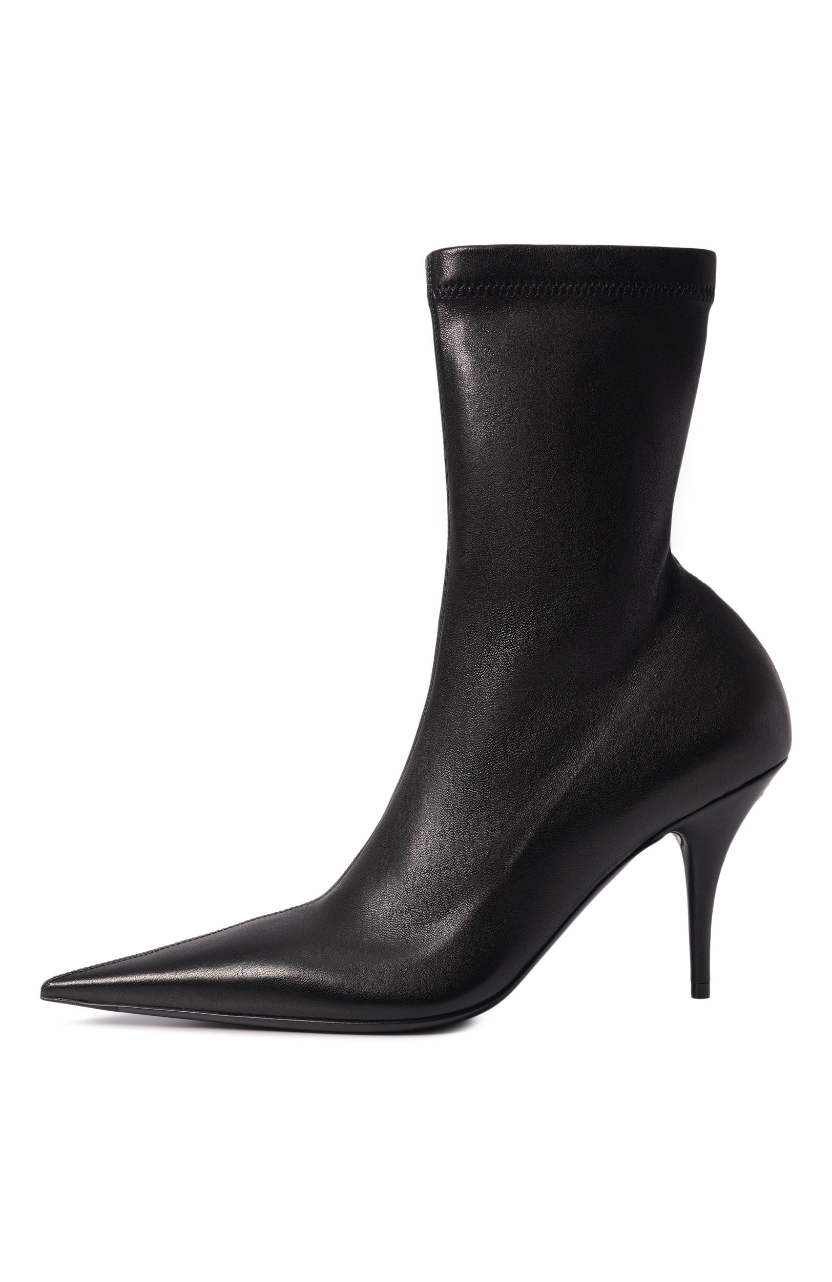 Кожаные ботильоны avenue 90 BALENCIAGA, арт. 853387/WB1S1, фото 4
