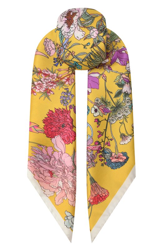 Шелковый платок 100 Flowers Radical Chic 402673.07.02 Жёлтый 402673.07.02