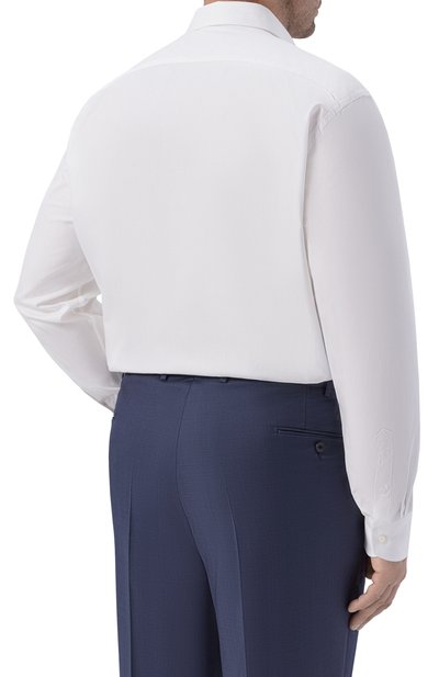 Хлопковая сорочка CANALI белого цвета по цене 36450 руб., арт. CCL7098/GA03311, фото 4 Хлопковая сорочка CANALI, арт. CCL7098/GA03311, фото 4