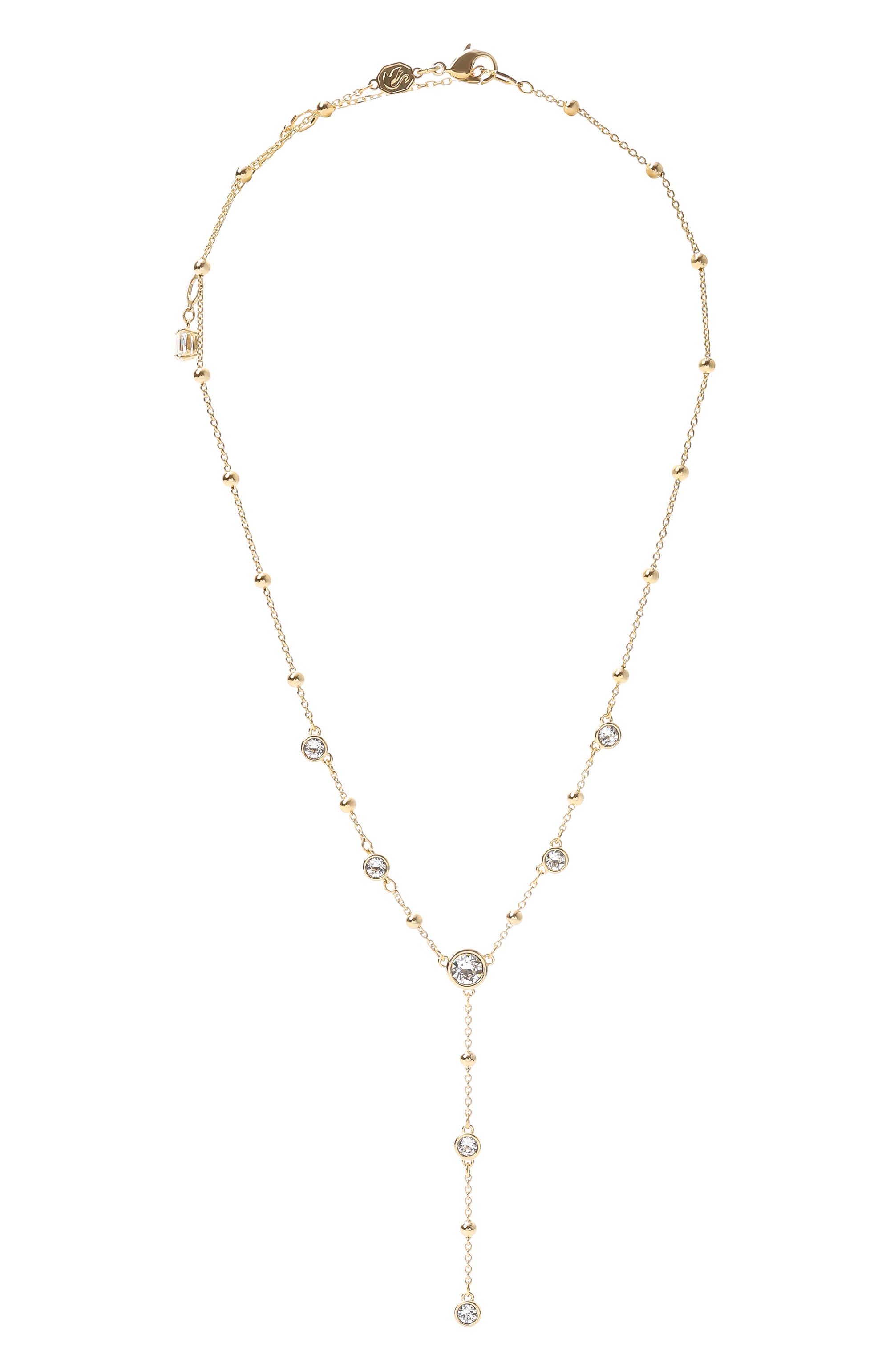 Колье imber y SWAROVSKI золотого цвета по цене 27550 руб., арт. 5684510, фото 1 Колье imber y SWAROVSKI, арт. 5684510, фото 1