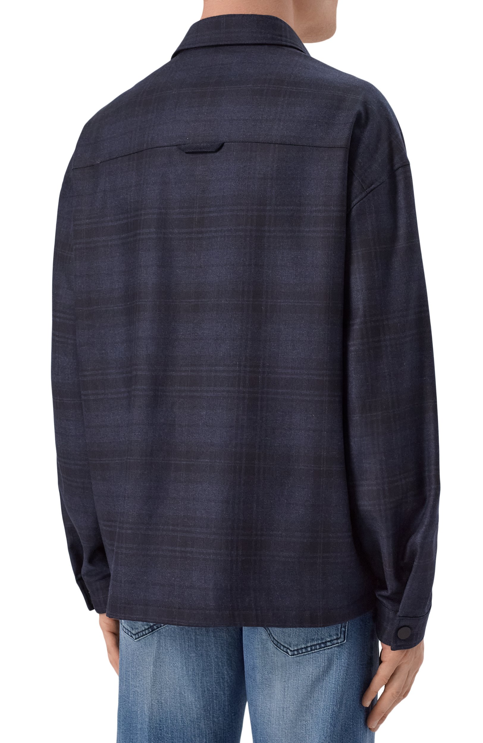 Куртка-рубашка из шерсти и кашемира KITON, арт. UGK174K0229L, фото 4