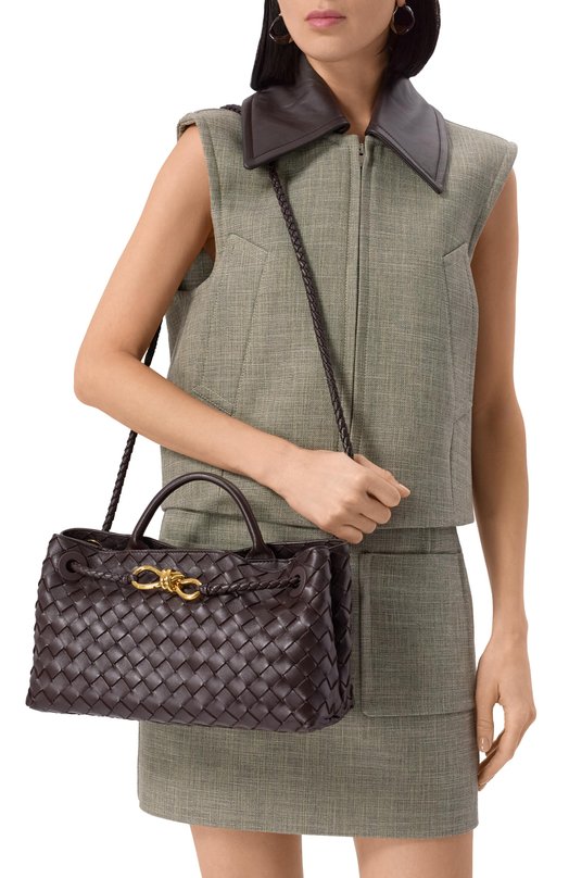 Сумка Andiamo East-West Bottega Veneta 766010/VCPP1 Коричневый  766010/VCPP1 Фото 2