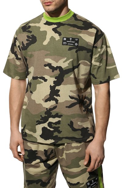 Хлопковая футболка DIEGO VENTURINO, арт. SS22-DV TS0 CAM0U, фото 3