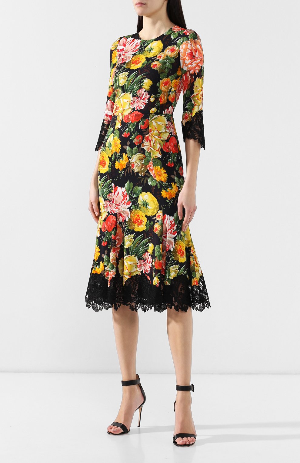 Платье с принтом DOLCE & GABBANA, арт. F6D2RT/FSRJ9, фото 3