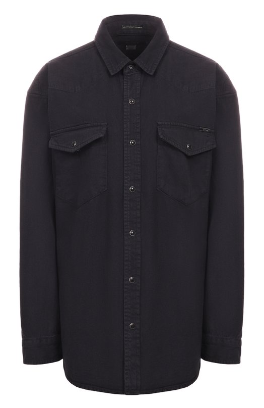 Джинсовая рубашка Mother 21306-1494/A/THE EXES AND 0HS Чёрный 21306-1494/A/THE EXES AND 0HS