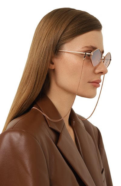 Цепочка для очков CAROLINE ABRAM, арт. CHAINETTE TRI0 METALL TRIPLE BR0NZE, фото 2