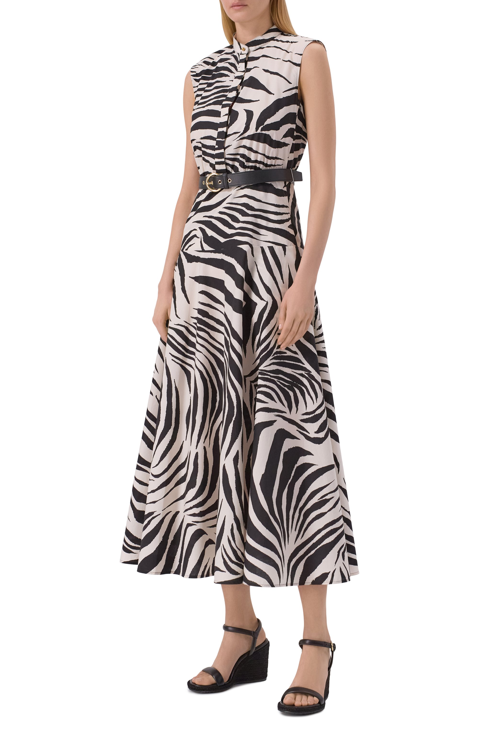 Кожаные босоножки GIANVITO ROSSI, арт. G32758.85RIC.NC0NENE, фото 3