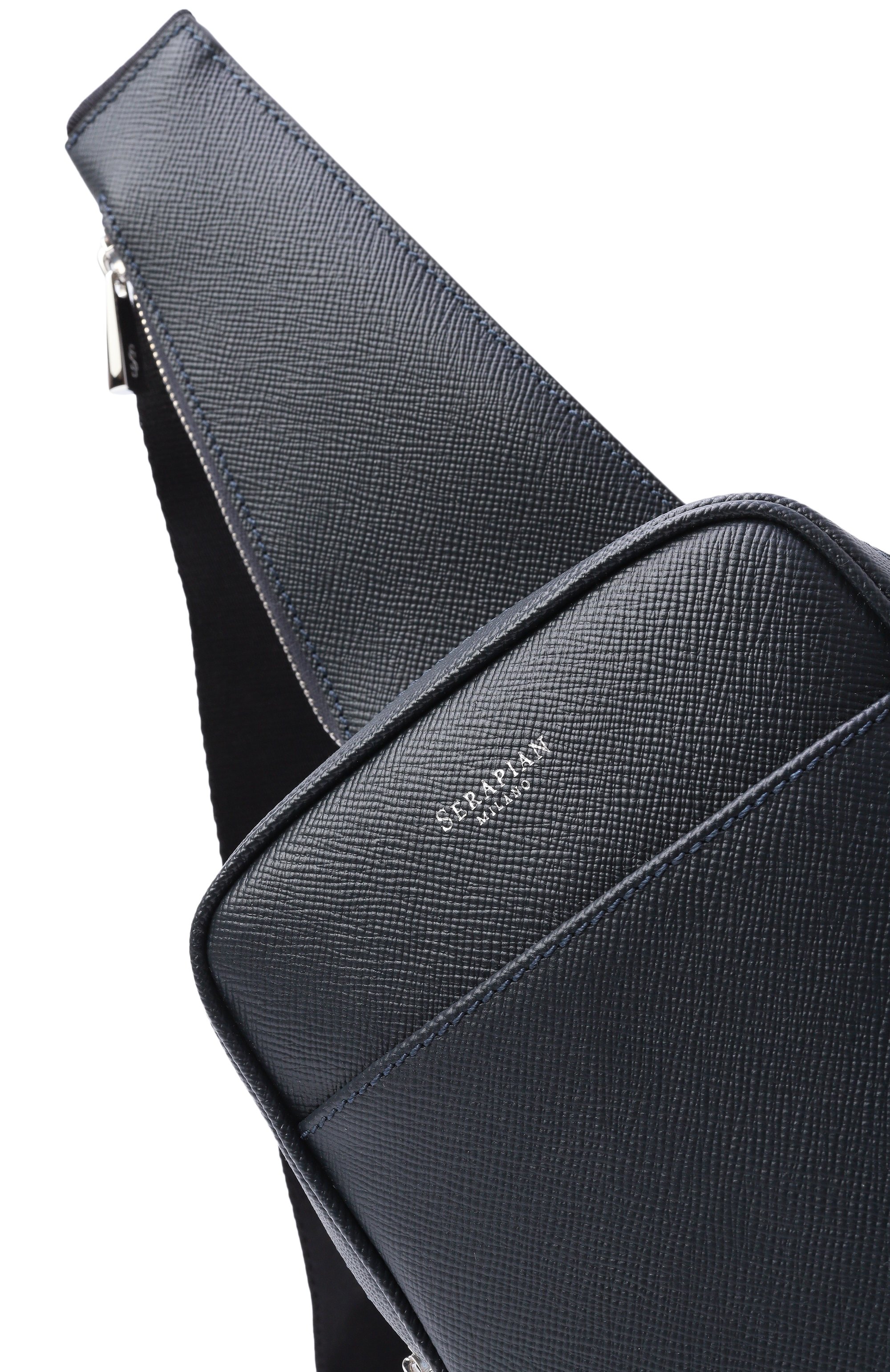 Рюкзак SERAPIAN MILANO темно-синего цвета по цене 121000 руб., арт. SREVLMML716515Y, фото 3 Рюкзак SERAPIAN MILANO, арт. SREVLMML716515Y, фото 3