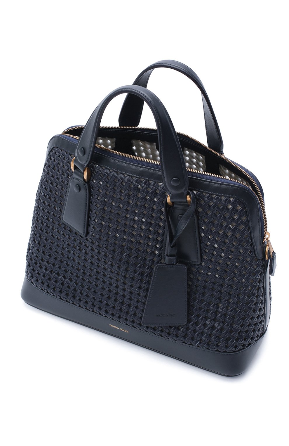 Сумка GIORGIO ARMANI темно-синего цвета по цене 389000 руб., арт. Y1A178/YTE5D, фото 4 Сумка GIORGIO ARMANI, арт. Y1A178/YTE5D, фото 4