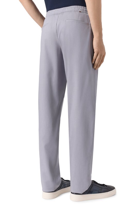 Брюки из лиоцелла и хлопка Canali U97003/AV04338 Серый  U97003/AV04338 Фото 4