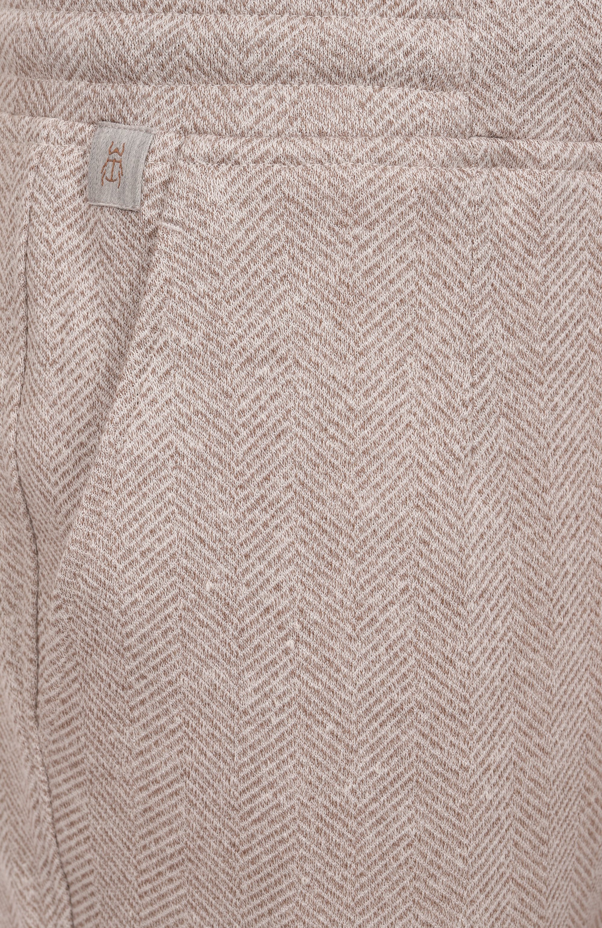 Брюки из хлопка и льна CAPOBIANCO, арт. 18M733.LT00., фото 6