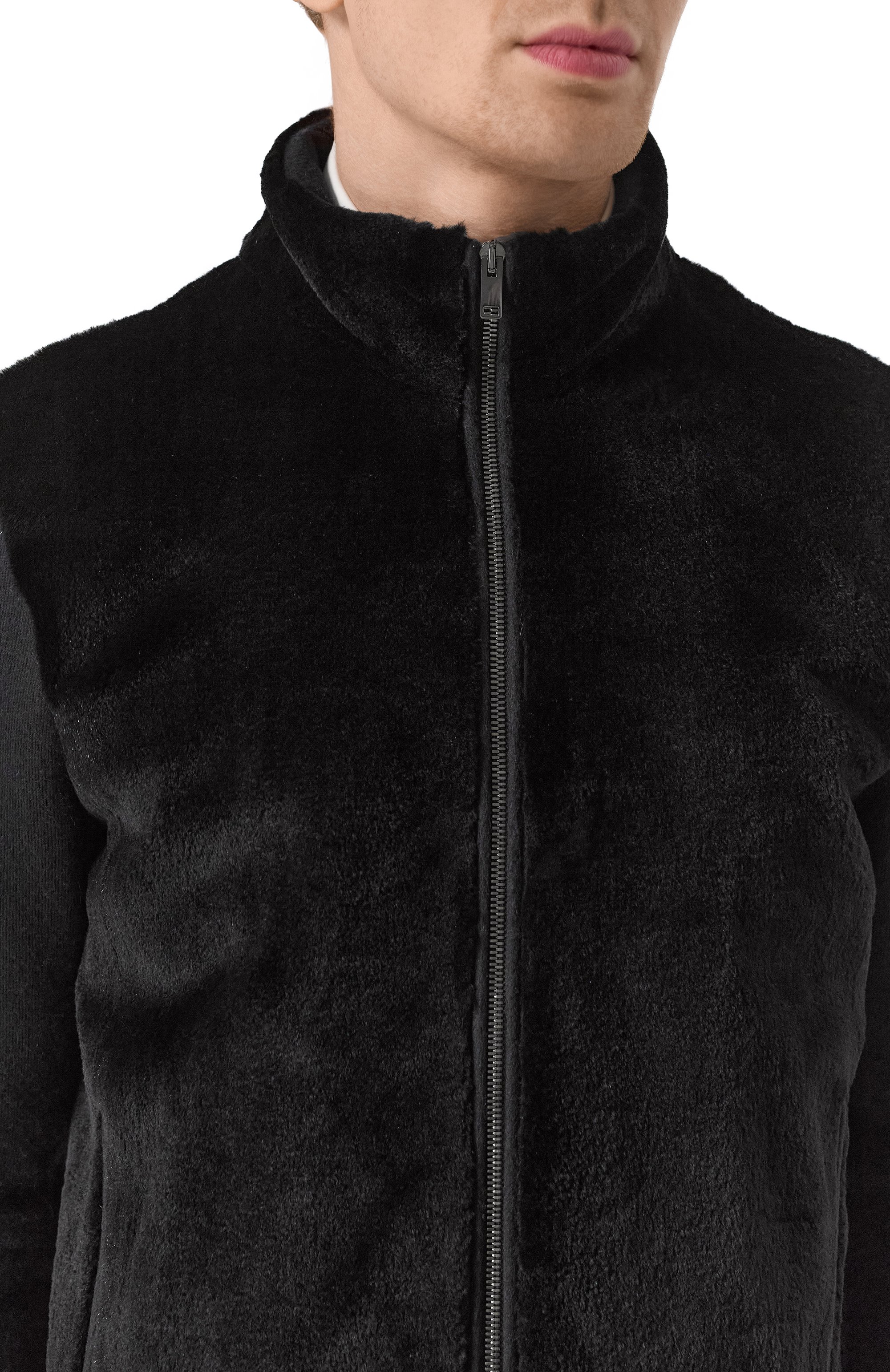 Бомбер из кашемира и шерсти с отделкой из норки MVST, арт. FTRECK-ES4440V, фото 5