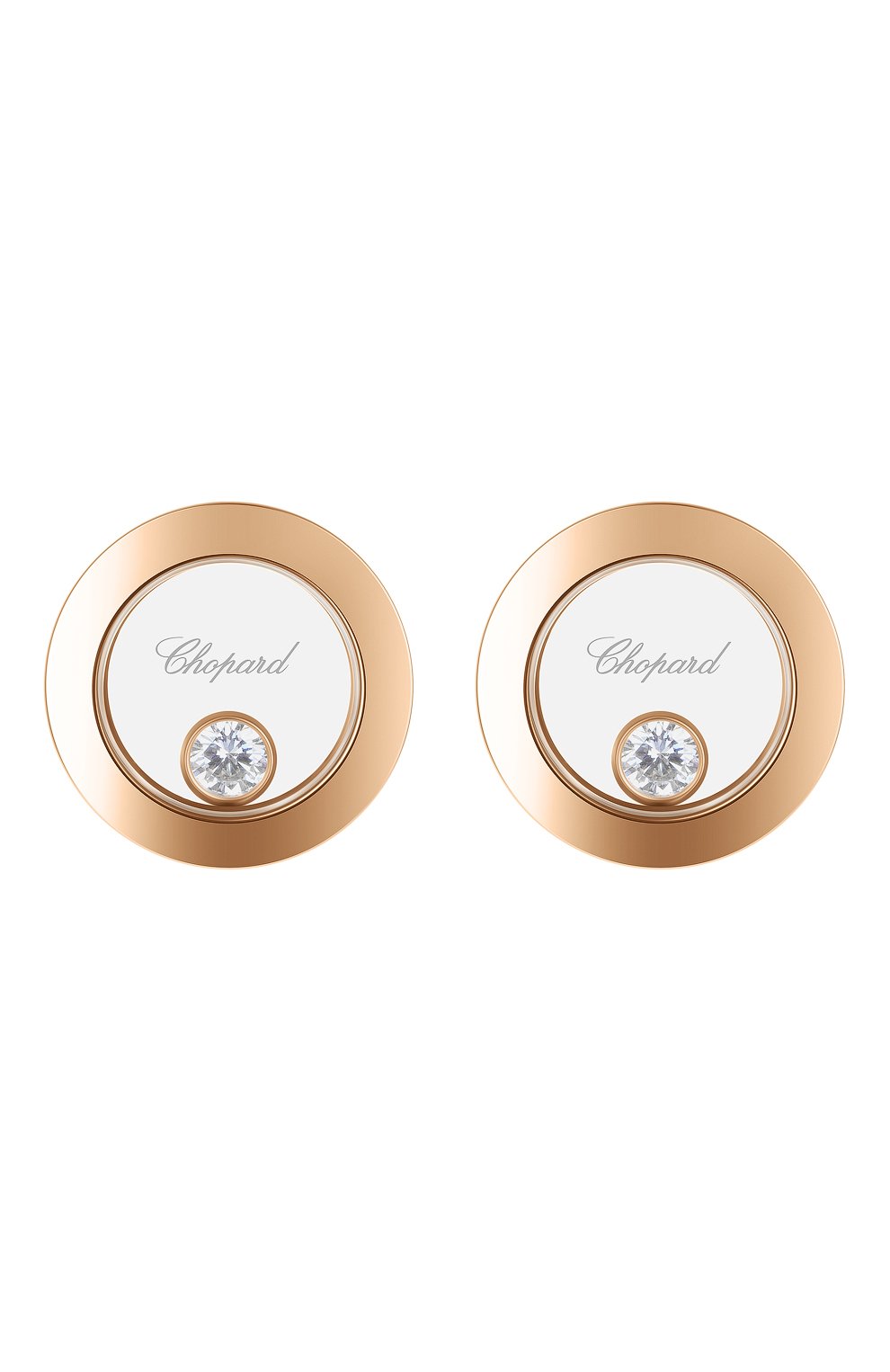 Серьги CHOPARD бесцветного цвета по цене 409500 руб., арт. 83A017-5001, фото 1 Серьги CHOPARD, арт. 83A017-5001, фото 1