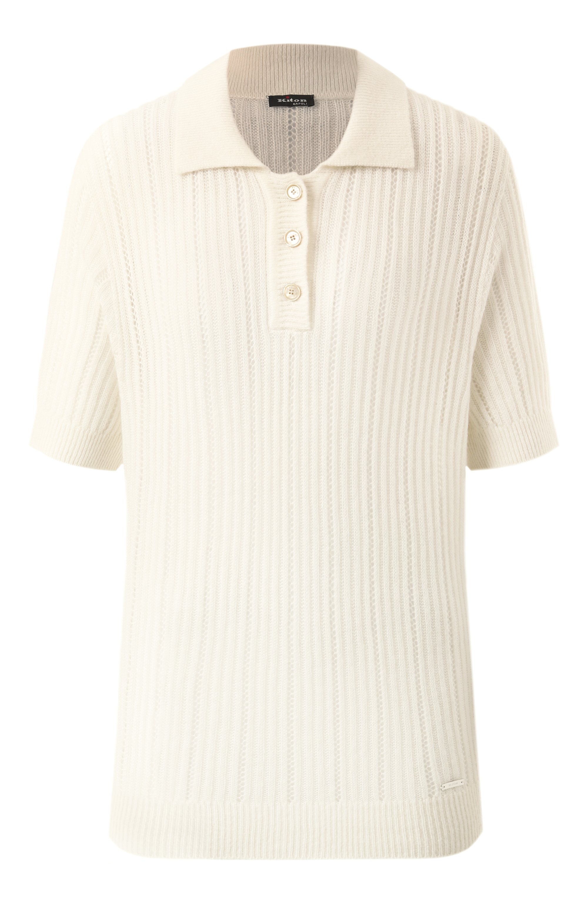 Поло из кашемира и шелка KITON, арт. D5871030001, фото 1