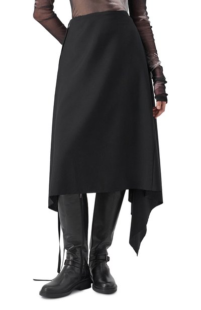 Шерстяная юбка ANN DEMEULEMEESTER, арт. B0012264/FA646, фото 3