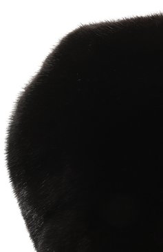 Женская шапка-кубанка мелания из меха норки FURLAND черного цвета, арт. 0217400110147600676 | Фото 4 (Материал: Натуральный мех; Нос: Не проставлено; Материал сплава: Проставлено)
