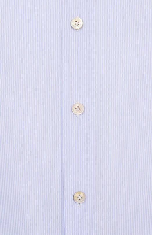 Хлопковая сорочка Kiton UCIH0929413 Голубой  UCIH0929413 Фото 6