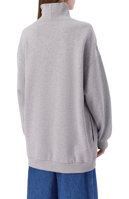 Хлопковый свитшот Gucci 760367/XJF0Q Серый  760367/XJF0Q Фото 4
