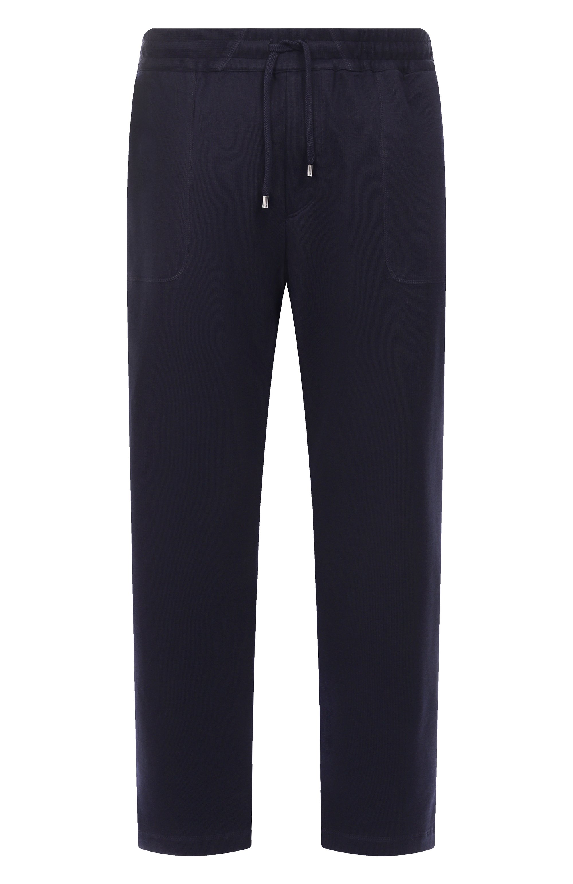 Брюки из хлопка и кашемира CORTIGIANI темно-синего цвета по цене 135500 руб., арт. 3AF605, фото 1 Брюки из хлопка и кашемира CORTIGIANI, арт. 3AF605, фото 1