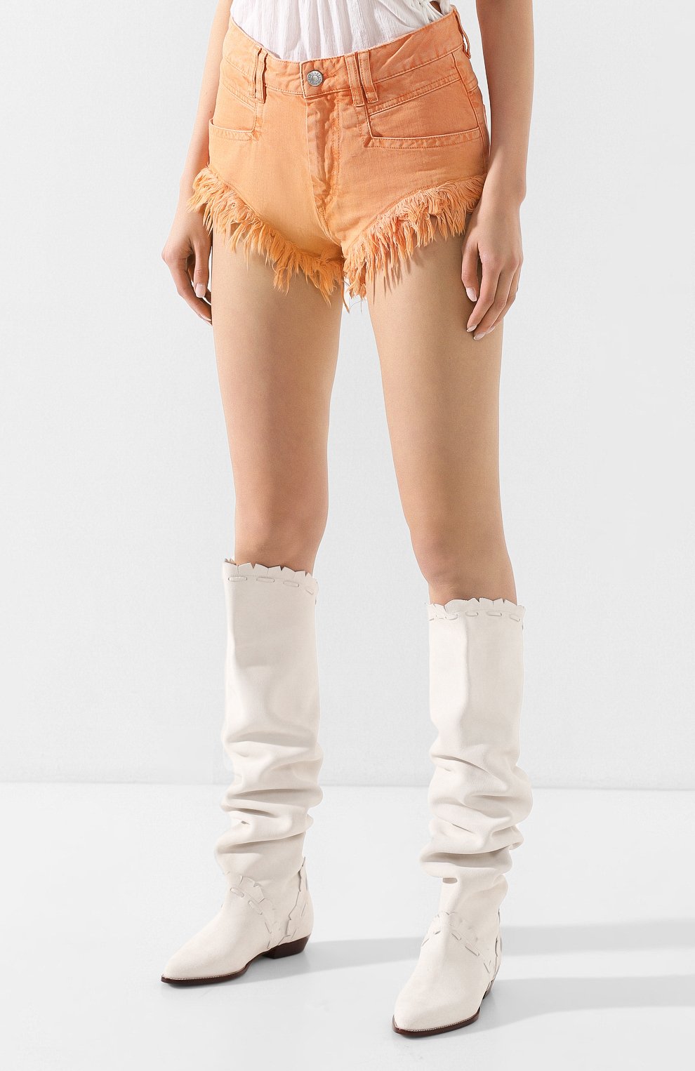 Джинсовые шорты ISABEL MARANT, арт. SH0331-20E010I/ENEIDA, фото 3