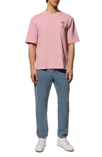 Хлопковая футболка AMI, арт. UTS002.726, фото 2