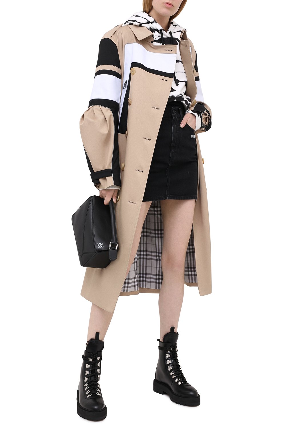 Джинсовая юбка OFF-WHITE, арт. 0WYF005E20DEN0011000, фото 2