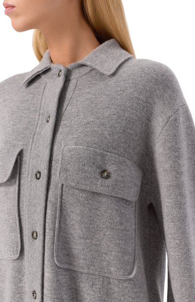 Рубашка из шерсти и кашемира ALLUDE, арт. 255/17615, фото 5