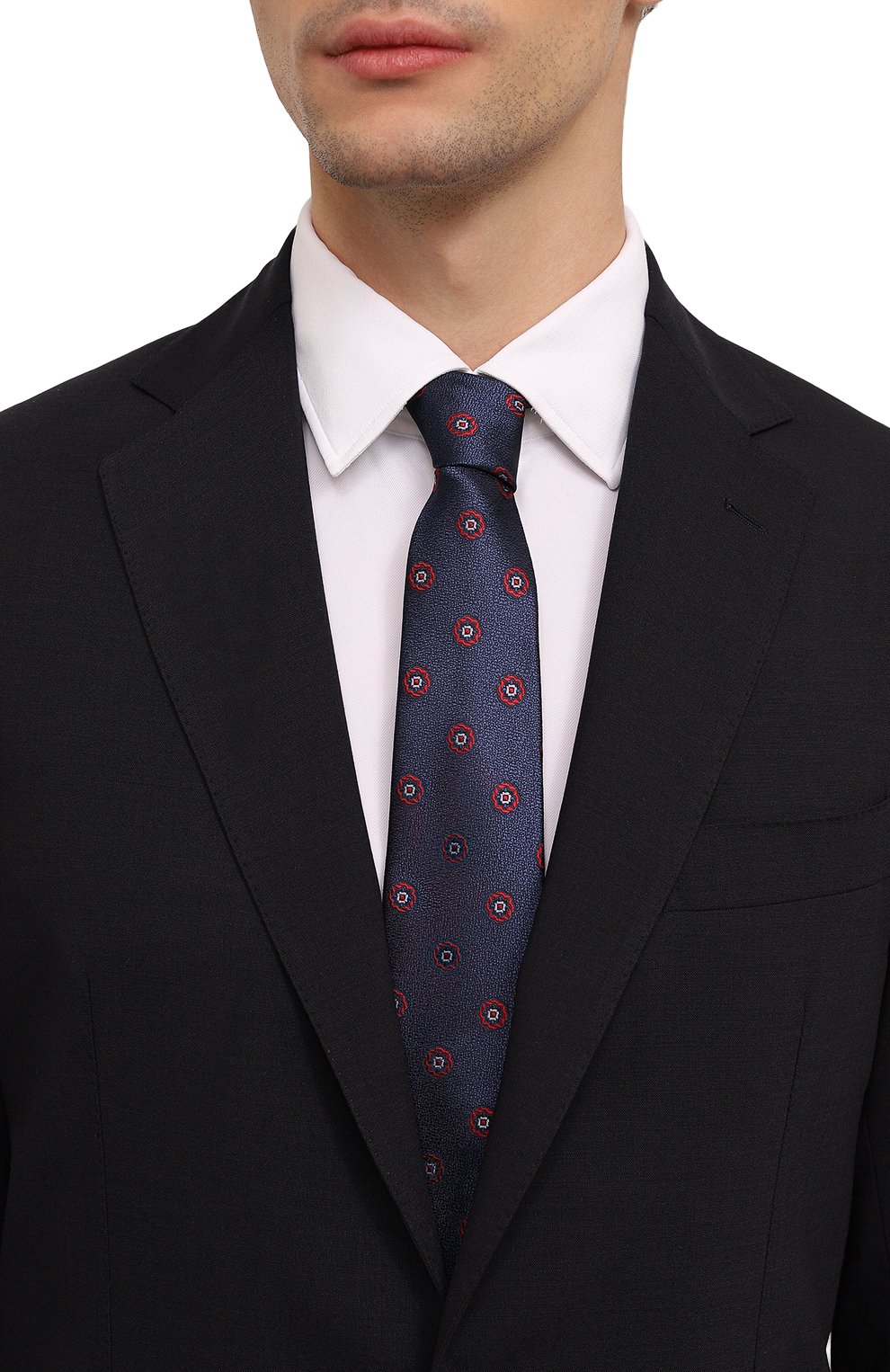 Шелковый галстук CANALI, арт. 18/HJ04073, фото 2