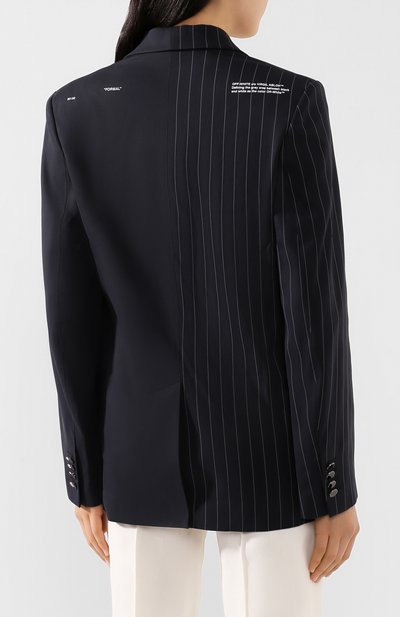 Жакет из смеси хлопка и вискозы OFF-WHITE, арт. 0WEF032S20FAB0014500, фото 4