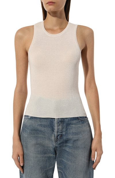 Майка из хлопка и шелка JACOB LEE, арт. WKT040SS24IV, фото 3