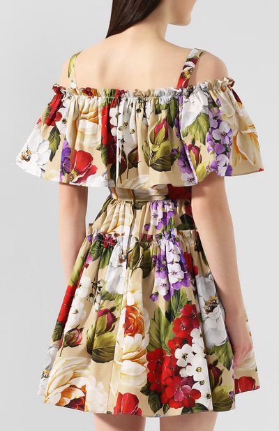 Хлопковое платье DOLCE & GABBANA, арт. F63X7T/HS5GA, фото 4