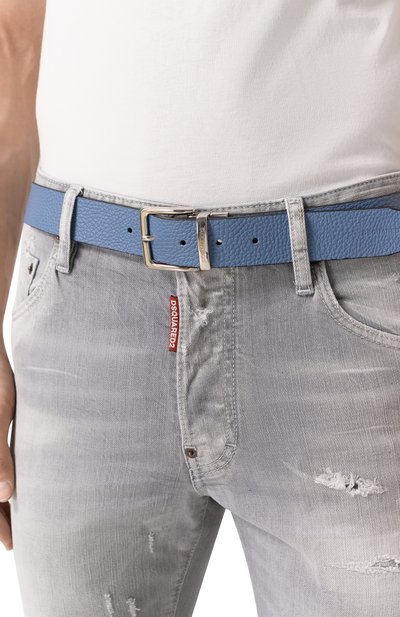 Двусторонний ремень DSQUARED2 черного цвета по цене 34700 руб., арт. BEM0659/01500001, фото 3 Двусторонний ремень DSQUARED2, арт. BEM0659/01500001, фото 3