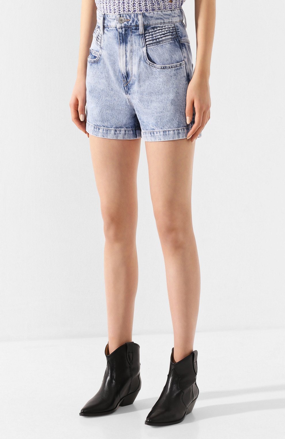 Джинсовые шорты ISABEL MARANT ETOILE, арт. SH0287-20P017E/HIANA, фото 3