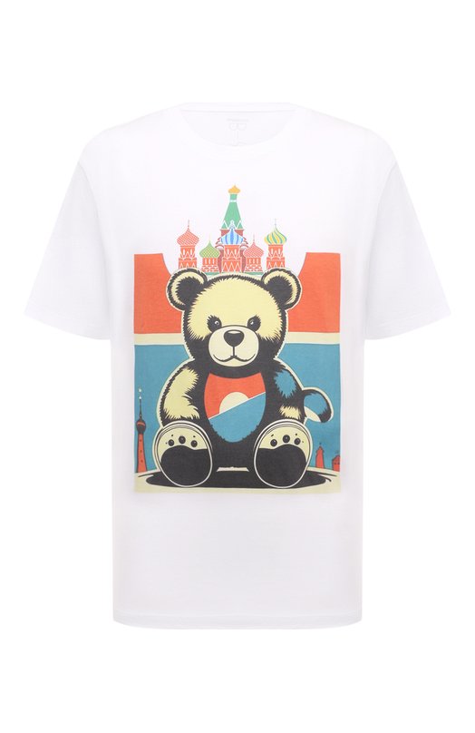 Хлопковая футболка Bisibiglio ART TED RUS Белый ART TED RUS