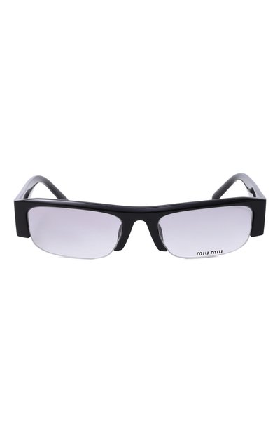 Солнцезащитные очки MIU MIU черного цвета по цене 56600 руб., арт. B07S-16K040, фото 3 Солнцезащитные очки MIU MIU, арт. B07S-16K040, фото 3