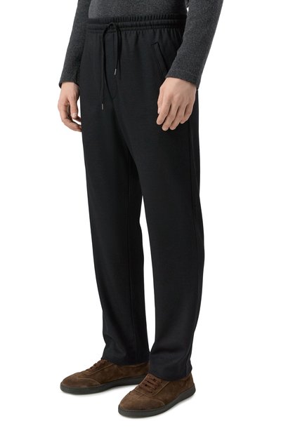 Шерстяные брюки HARRIS WHARF LONDON черного цвета по цене 57900 руб., арт. CW7016MYM, фото 3 Шерстяные брюки HARRIS WHARF LONDON, арт. CW7016MYM, фото 3