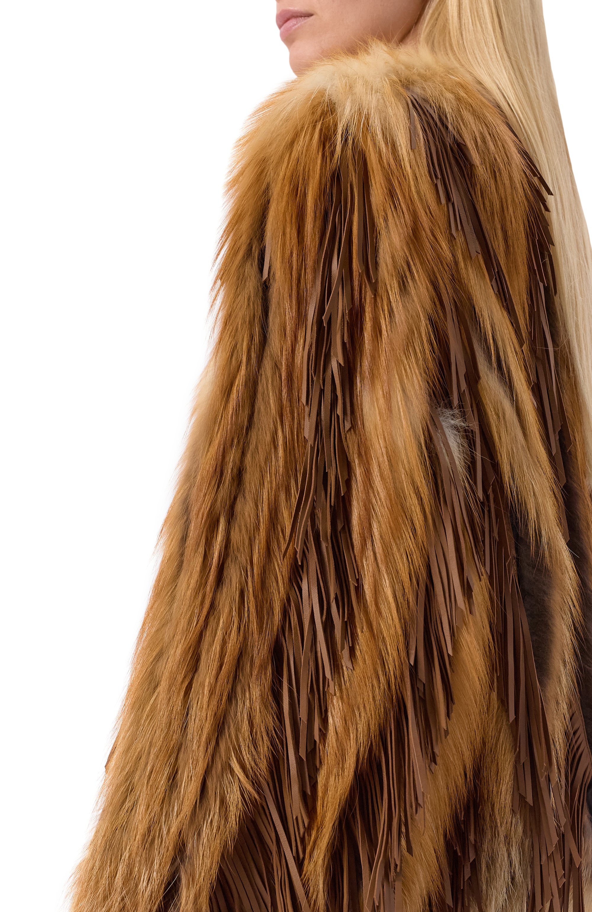 Шуба из лисы YVES SALOMON, арт. V31960/RDGC, фото 5