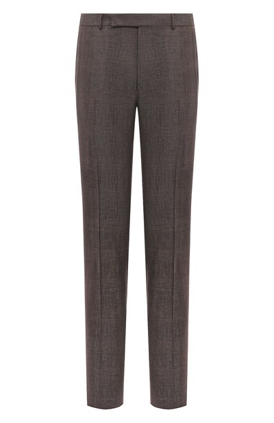 Мужские брюки из шерсти и льна ZEGNA, арт. 749F09A7/75TB12