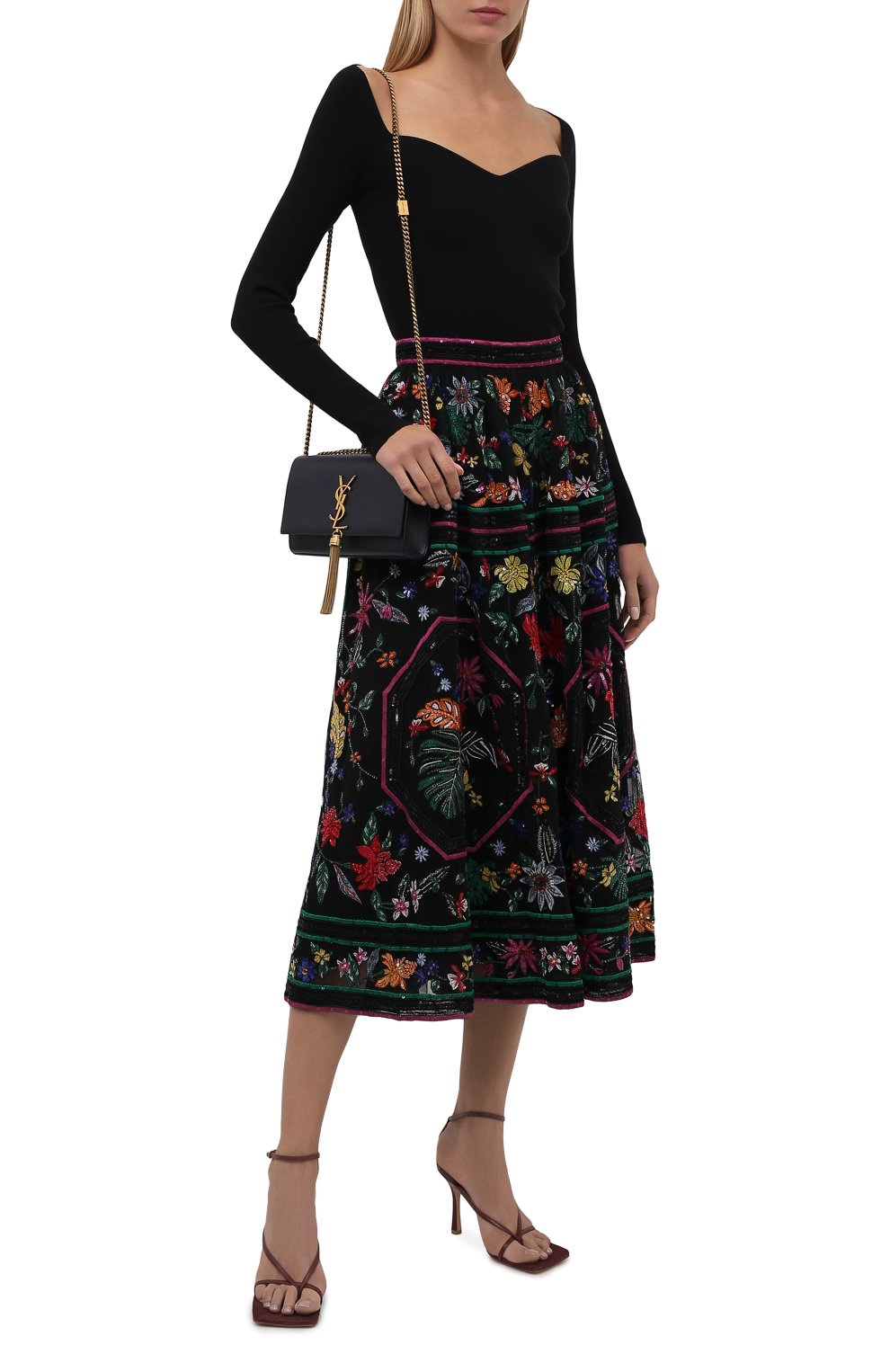 Юбка с отделкой пайетками ZUHAIR MURAD, арт. SKS21005/EMPA002, фото 2