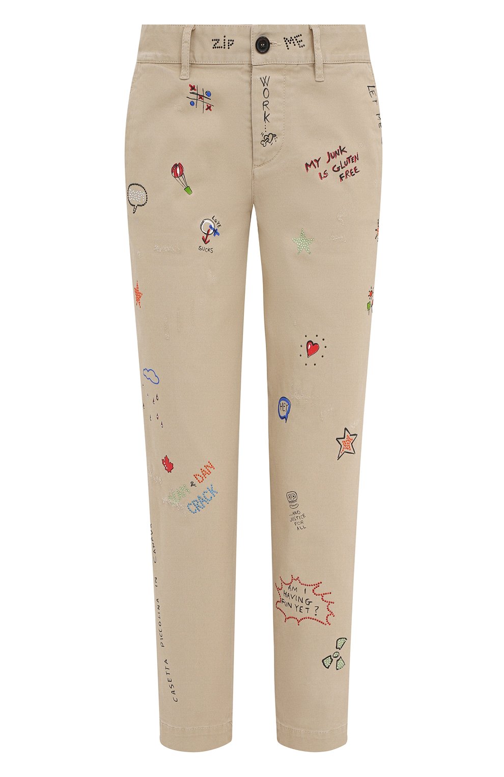 Хлопковые брюки DSQUARED2, арт. S75KB0219/S39021, фото 1
